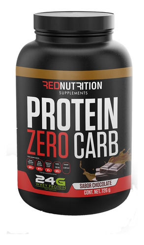 726g Protein Zero Carb Suero Leche Chocolate Rednutrition