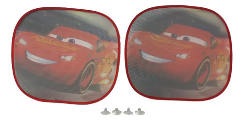 Juego X2 Cortina Disney Lateral Plegable Cars 44 X 38