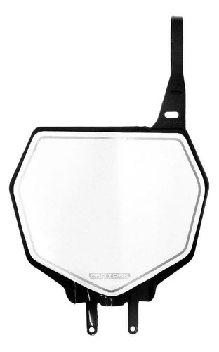 Placa Porta Numeros Motocross-enduro Pro Tork Negro Mav