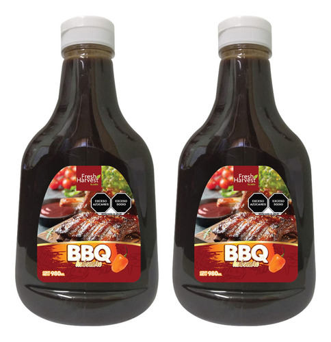 Salsa Bbq Habanero 980ml Fresh Harvest