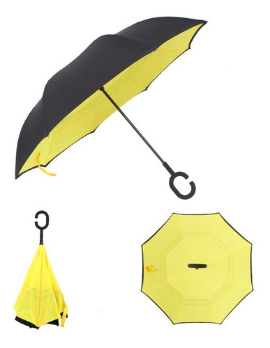 Paraguas Reversible - Antiviento - Varios Colores Mli