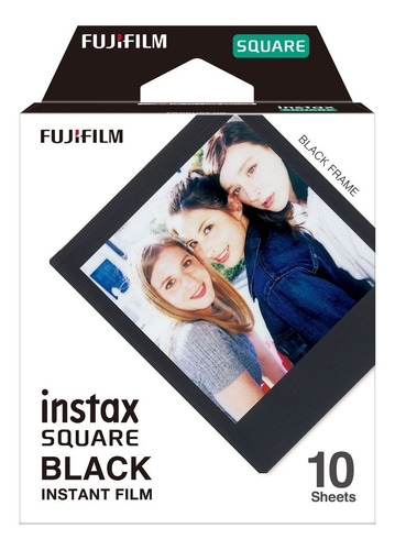 Imagen 4 de 6 de Rollo Fujifilm Instax Square Black Frame Marco Negro