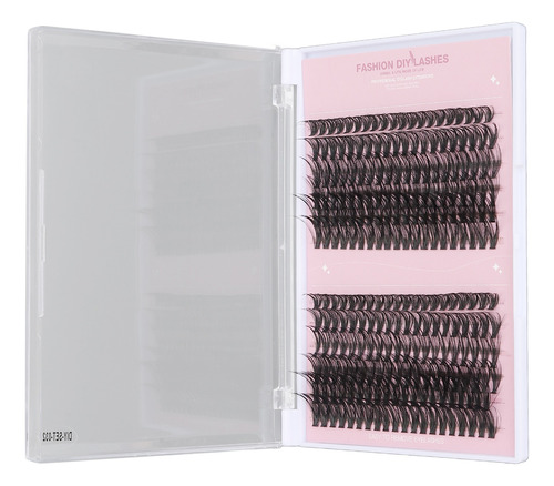 Kit De Extensiones De Pestañas, 240 Unidades, Diy Lash D Cur