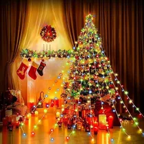 Comprar Luz Led De Cascada Estrella A Jardín Exteriores Navidad