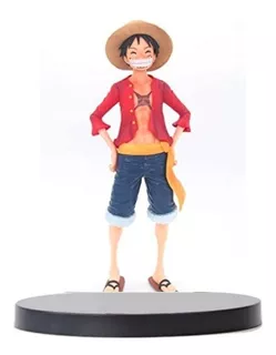 Brinquedo One Piece Luffy Zoro Ace Sanji Boneco Estátua 18cm