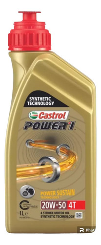 Aceite Castrol Power 1 20w 50 Semi Sintético 