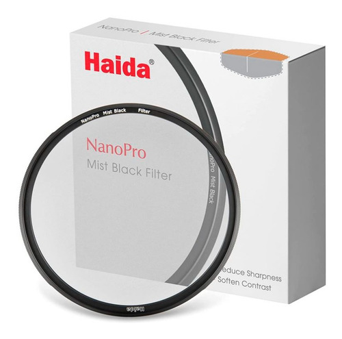 Imagen 2 de 6 de Filtro Haida Hd4651 Mist Black 1/4 Nano Pro 62 Mm