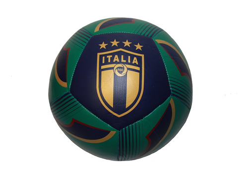 Italia Verde Raya Color 4 Estrella Balon Futbol Logotipo 5..