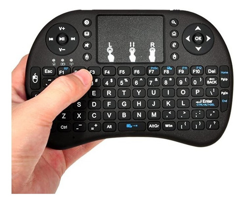 Imagen 3 de 8 de Mini Teclado Inalambrico Bluetooth Mousepad Tv Box Pc