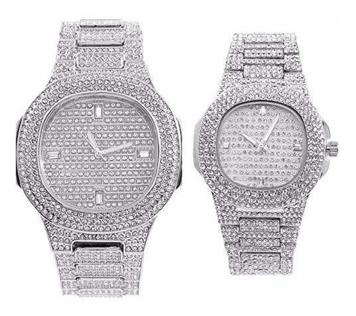 King And Queen Of Hip Hop - Blinged Out Tick Tock - Relojes 