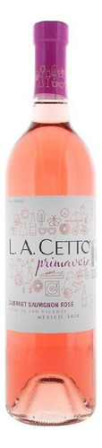 Pack De 4 Vino Rosado L.a. Cetto Primavera Cabernet Sauvigno