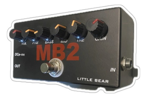 Pedal Litte Bear Mb2 (s/empaque Original)