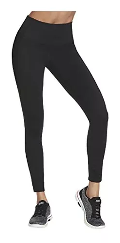 Legging Feminina Skechers Go Walk De Cintura Alta, Preta, Pe