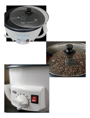 Roaster De Granos De Café Eléctrico 0-240 Sin Temporizador