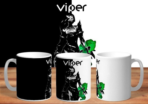 Taza - Tazón De Cerámica Sublimada Valorant: Viper