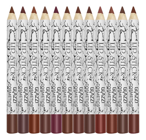 Lápiz Labial, Delineador De Labios Mate, 12 Colores