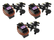 Comprar Pack 3 Servomotor Mg996r Compatible Con Arduino Pic Raspbery