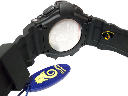 Relógio Masculino Esportivo Atlantis G7396 Azul Anadigi