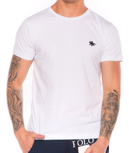 Imagem 4 de 6 de Kit 05 Camisetas Masculinas Blusa Camisa Slim Lisa Basic