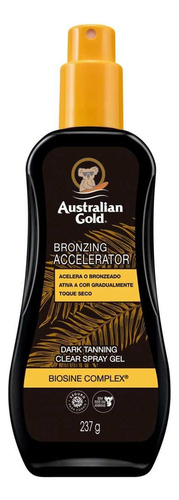 Spray Gel Para Bronzeamento Australian Gold Dark Tanning 237g