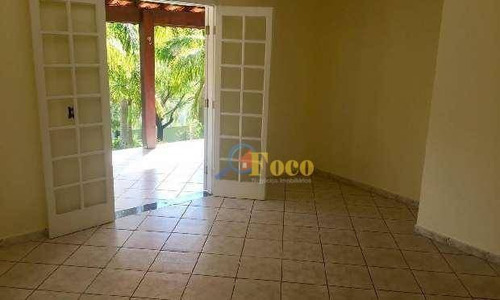 Chácara Com 4 Dormitórios À Venda, 375 M² Por R$ 1.200.000,00 - Condomínio Parque Da Fazenda - Itatiba/sp - Ch0032
