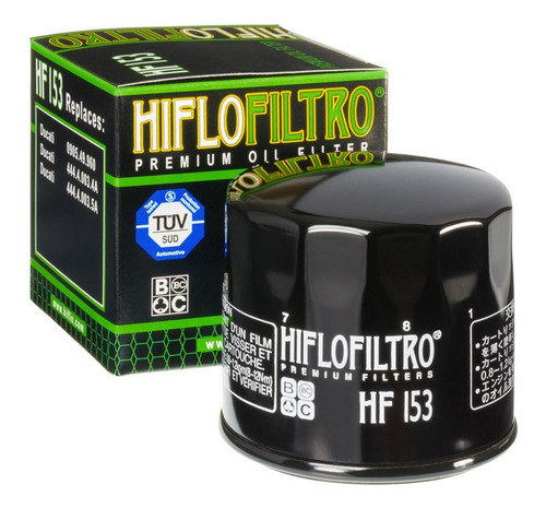 Filtro Óleo Hiflo Hf153 1198 1098 848 Hypermotard Supersport