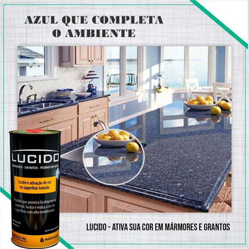 Lucido Ativador De Cor Mármores Granitos Pedras Em Geral