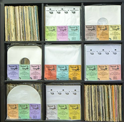 Fundas de discos de vinilo Proporcionan su colección LP con la protección adecuada Bolsa de protección de discos de vinilo 50PCS LP Fundas interiores Fondo redondo antiestático 