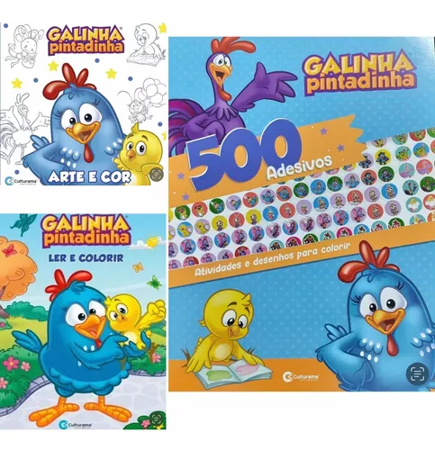 Revista Infantil Com Atividades Galinha Pintadinha