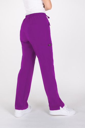 Conjunto Uniforme Quirúrgico Scrubs Dama Violeta