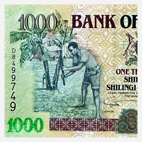 Billete Uganda 1.000 Shillings Año 2009 P# 43 - Africa