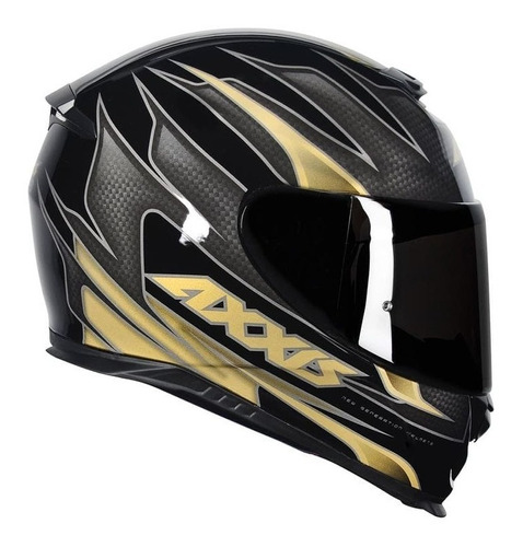 Capacete Axxis Speed Gloss Black Gold