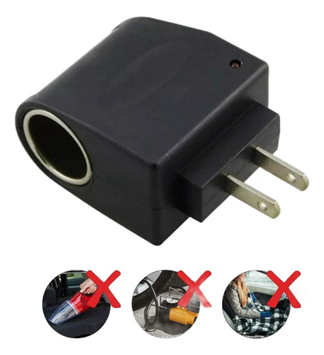 2 Adaptador Transformador 220v 12v Enchufe Cigarrera Auto
