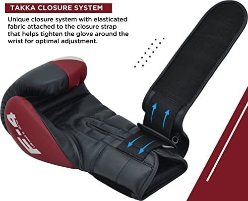 Guantes De Boxeo Rdx 14 Oz Granate/azul