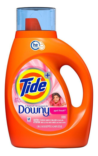 Tide A Touch Of Downy He 1,36l Limpeza E Suavidade