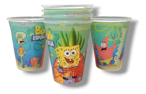Bob Esponja Kit Fiestas De Cumpleaños Cajas+vasos+platos 40p Bob Esponja Bob Esponja Bob Esponja