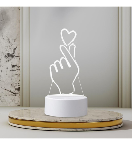 Lámpara De Escritorio Decorativa Usb De Acrílico Con