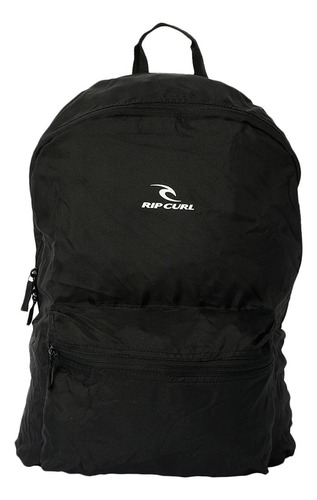 Mochila Rip Curl, ecológica, plegable, 17 litros, Sm24, color negro, color negro, tamaño único