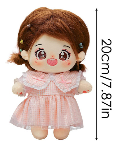 Ac Muñeca De Peluche De Vestir Linda Muñeca De Algodón