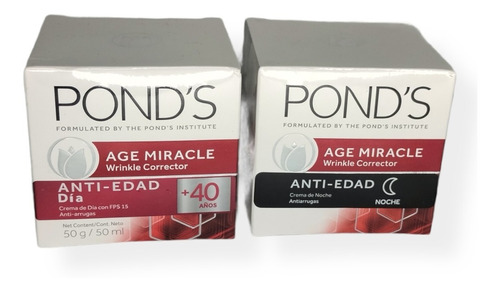 Crema Dia + Noche Miracle Ponds Anti E - Ml A $1230