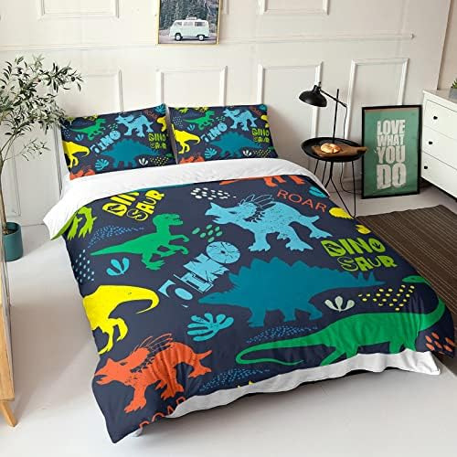 Axolotl Kawaii Juego De Cama De Dinosaurio Tamaño Doble Para