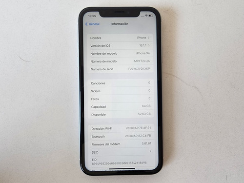Imagen 8 de 9 de iPhone XR 64 Gb Blanco Bateria 80% + Cargador Y Cable - Leer