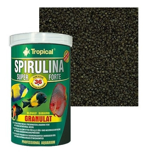 Ração Super Spirulina Forte Granulat Tropical (30g - Pack)