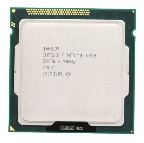 Procesador Intel Pentium G850 SR05q DDR3 de 2,90 GHz Lga 1155