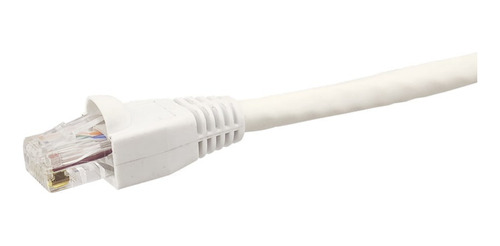 Patch Cord 1 Metro Cat6 Furukawa Rj45 Branco Giga Cabo Rede