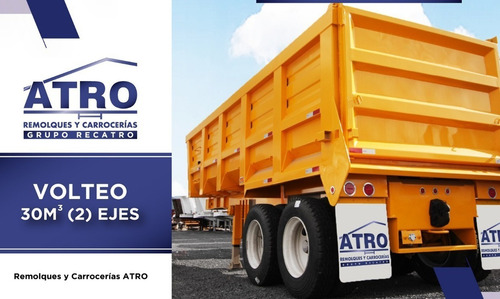 Imagen 1 de 10 de Atro Remolques Volteo 30m3 2 Ejes Piston Parker Modelo 2022
