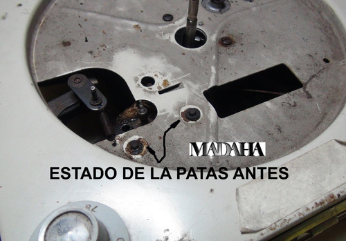Imagen 3 de 5 de Soporte De Goma Para Motor Giradiscos Winco Lote 6 Unidades