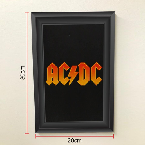 Quadro 30x20 Rock N Roll Ac/dc Box Set