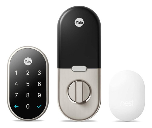 Cerradura Electronica Smart  Nest X Yale Lock Niquel