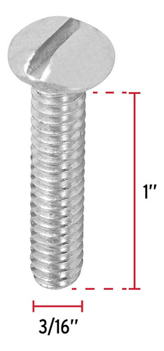 Tornillo Tipo Estufa 3/16' X 1' Fiero 44617